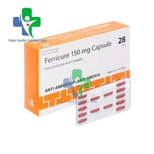 Ferricure 150mg - Phòng và điều trị thiếu máu hiệu quả của Ấn Độ